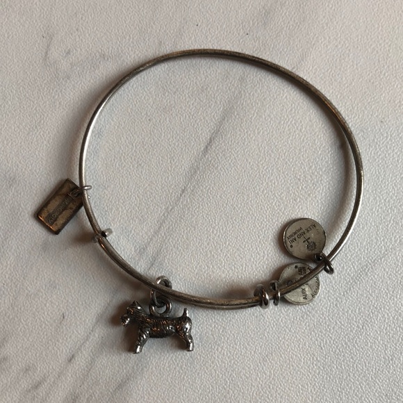 Alex and Ani Monopoly Dog Silver bracelet - Picture 2 of 5